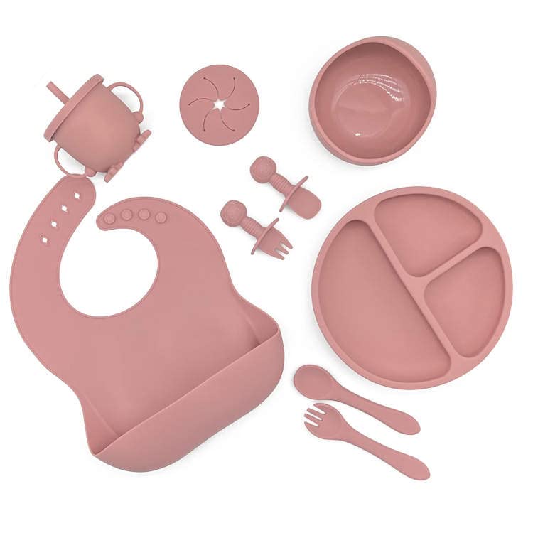 Esiz™ Premium Silicone Baby Feeding Starter Set (10 Pieces)