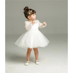 Esiz™ Long Sleeve Kids Wedding Dress - Esiz™