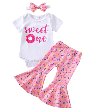 Esiz™ Newborn Girls' Pink Striped Dress - Esiz™