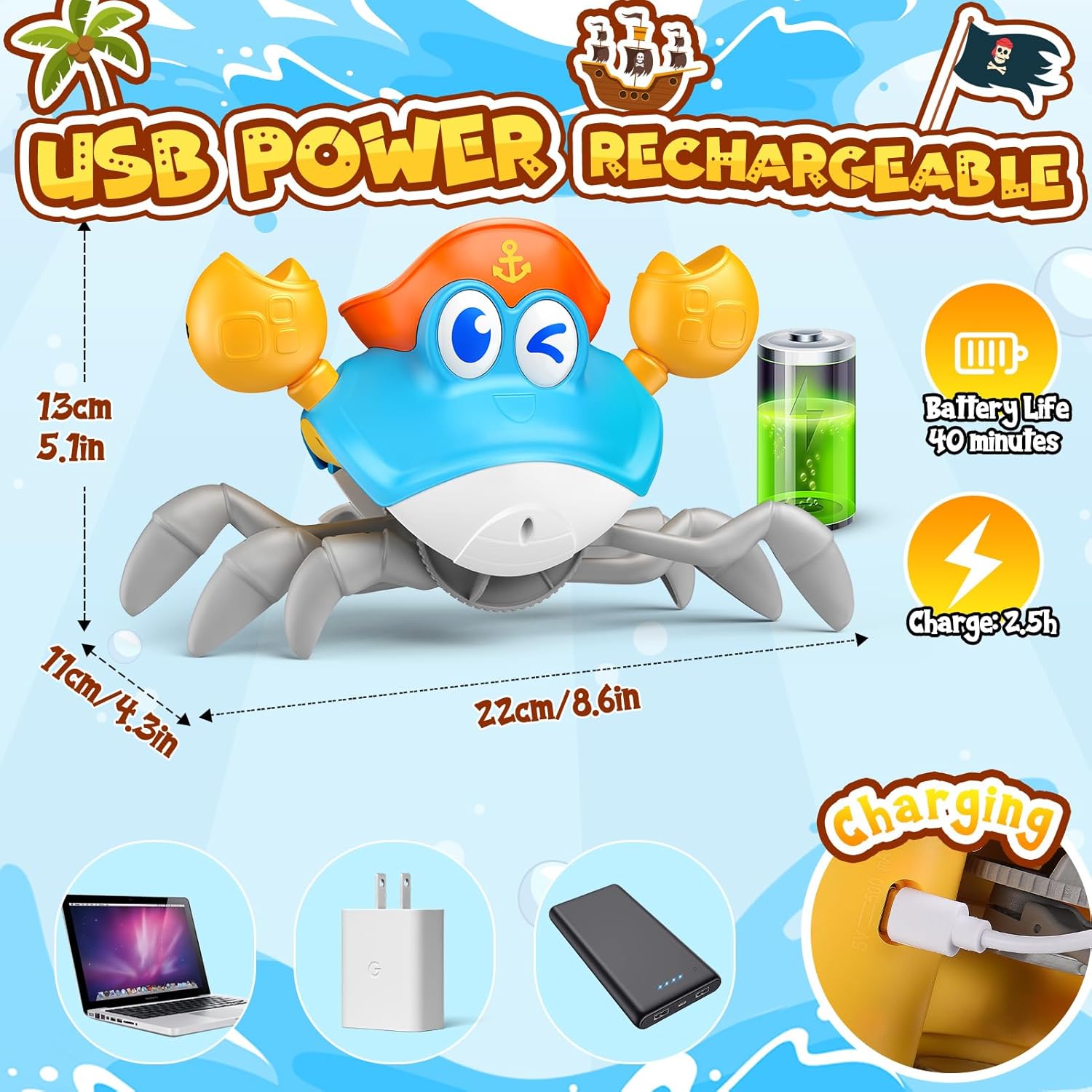 Esiz™ Crawling Crab Toy for Kids - Esiz™