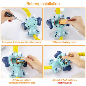 Esiz™ Elephant Spray Baby Bath Toys - Esiz™