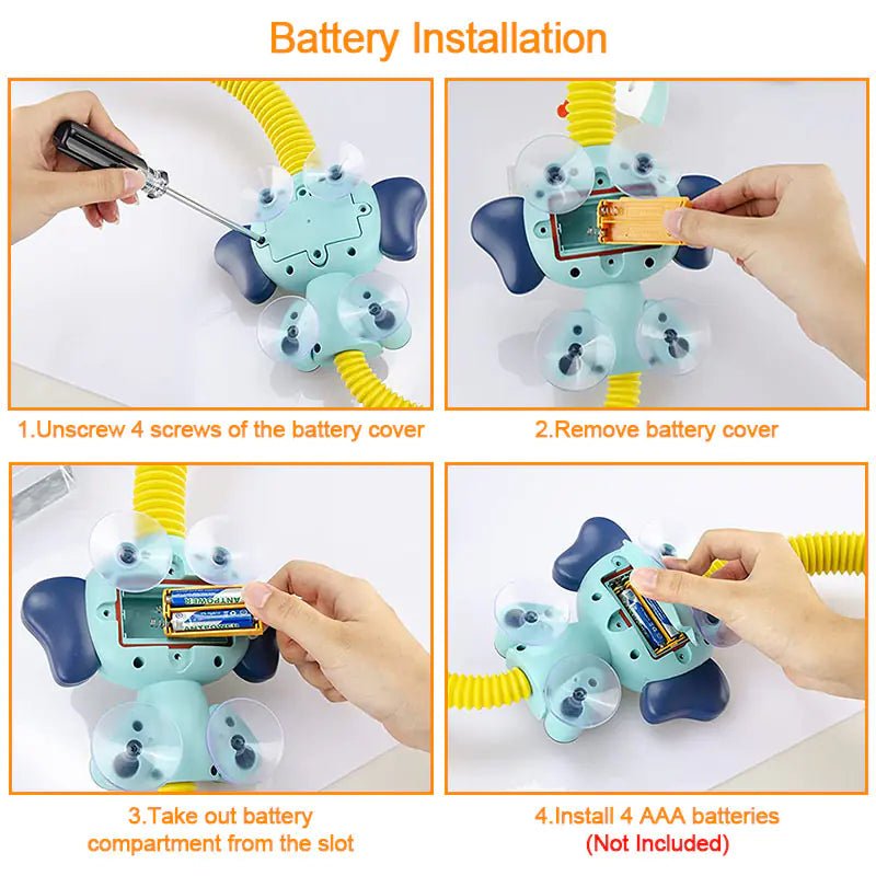 Esiz™ Elephant Spray Baby Bath Toys - Esiz™