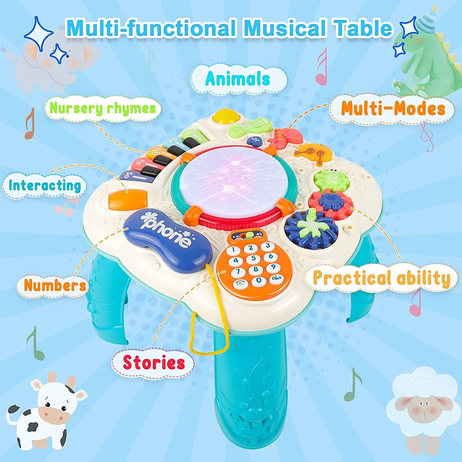 Esiz™ Musical Learning Table for Kids - Esiz™