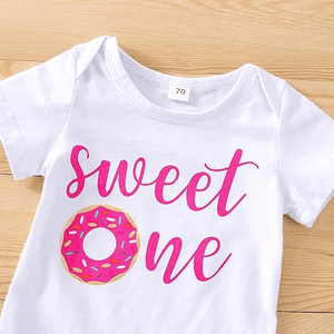 Esiz™ Newborn Girls' Pink Striped Dress - Esiz™